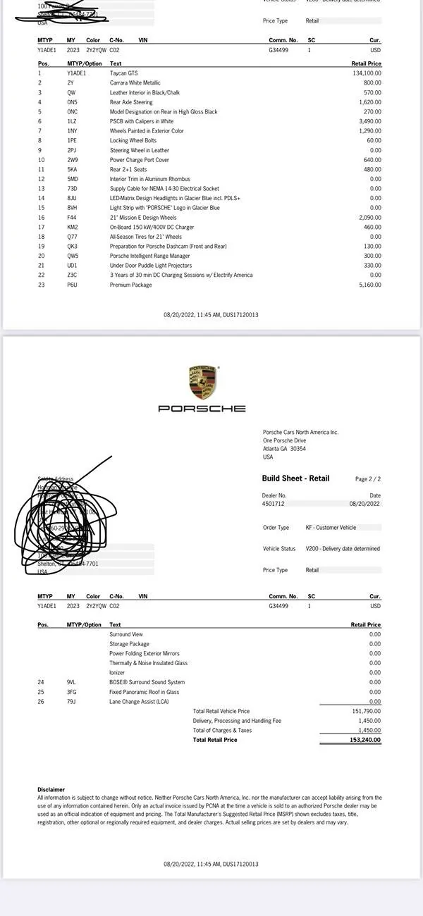 Porsche Taycan 2023 Taycan GTS for sale IMG_1474